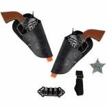 Set de cow-boy avec deux pistolets