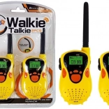 Talkie-walkie radio à ondes courtes portée 100 m jaune pour enfants