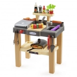 Cuisine d’été pour enfants avec four à pizza Ecoiffier