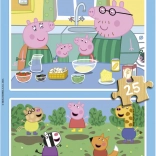 Puzzle en bois PEPPA PIG 2×25 pièces