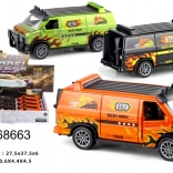 Modèle de fourgon de police en métal 1:32 avec fonction à rétrofriction