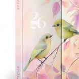 Agenda hebdomadaire magnétique Oiseaux 2026