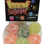 Boules de saut colorées 6 pcs 3 cm