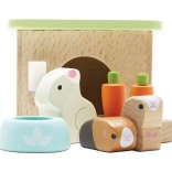Set en bois lapin et cochons d’Inde LE TOY VAN