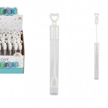 Mini flacon de bulles en gel 5 ml blanc – bulles de mariage et de fête