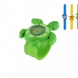 Montre enfant à enroulement automatique en silicone thème monde marin