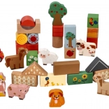 Blocs en bois - Aventures à la ferme