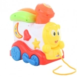 Locomotive à tirer avec sifflet pour enfants