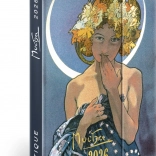 Agenda hebdomadaire magnétique Alfons Mucha 2026