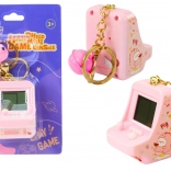 Jeu électronique Tetris porte-clés rose