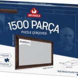 Cadre pour puzzle 85x60 cm marron