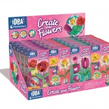 Clementoni mini usine à fleurs – kit créatif pour fabriquer des fleurs en papier