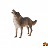 Figurine en plastique de loup