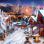 Puzzle Plaisirs d’hiver 1000 pièces