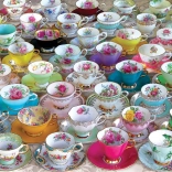 Puzzle EUROGRAPHICS collection de tasses à thé 1000 pièces