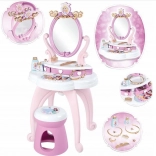 Smoby Disney Princess coiffeuse 2 en 1 avec miroir pivotant et tabouret