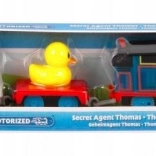 thomas & friends locomotive motorisée thomas agent secret avec wagon