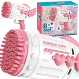 Woopie pistolet à bulles avec 91 trous rose