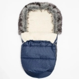 Chancelière d’hiver New Baby Lux Wool bleue