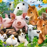 Puzzle 60 pièces Farm Friends