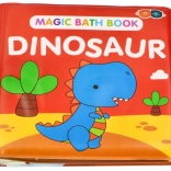 Livre de bain magique et coloré avec des dinosaures