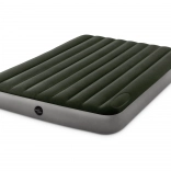Matelas gonflable double 203 × 152 cm avec pompe à pied intégrée INTEX