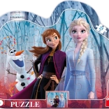 Puzzle La Reine des Neiges II avec Olaf, 25 pièces