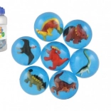 balle rebondissante avec dinosaure 4 cm – assortiment de modèles