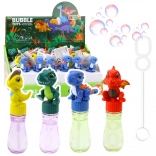 Bulle de savon avec figurine articulée Dinosaure 14 cm