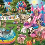 Ravensburger puzzle fête d’anniversaire des animaux XXL 100 pièces