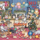 Puzzle Fêtes félines 1000 pièces