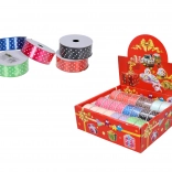 Ruban satin à pois 2,5 cm x 2,7 m