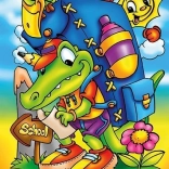 Puzzle en bois Chemin vers l'école de ART PUZZLE