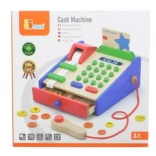 VIGA caisse en bois avec accessoires et scanner Montessori