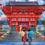 Puzzle Sakura de Printemps 1000 pièces EUROGRAPHICS