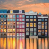 puzzle panoramique 1000 pièces – Amsterdam lumineux