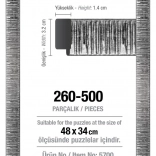 Cadre pour puzzle 48 × 34 cm argenté
