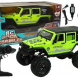 Voiture RC tout-terrain ROCK CRAWLER 2,4 GHz 4x4 – vert