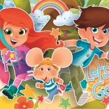 Clementoni puzzle de sol géant Souriceau Gigio 40 pièces