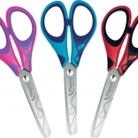 maped ciseaux scolaires essentials soft 13 cm (assortiment de couleurs)