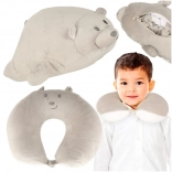 Coussin de voyage 2-en-1 en forme d’ourson