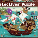 Educa puzzle détective Navire pirate 50 pièces