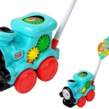 Petit train à pousser avec poignée et sons