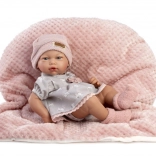 Guca poupée réaliste nouveau-née fille 38 cm avec corps tout en vinyle
