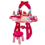 Coiffeuse pour enfant avec musique et tabouret BABY MIX