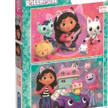 Puzzle 2×20 pièces La Maison magique de Gabby