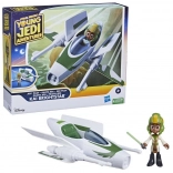 Star Wars véhicule Pilote Jedi avec figurine et sabre laser