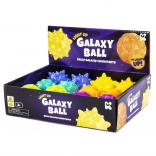 Balle rebondissante lumineuse Galaxy avec effet LED 6 cm