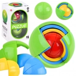 Boule puzzle 3D logique – bille casse-tête colorée