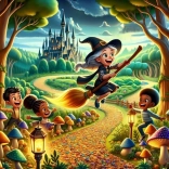 Puzzle Petite Sorcière 100 pièces